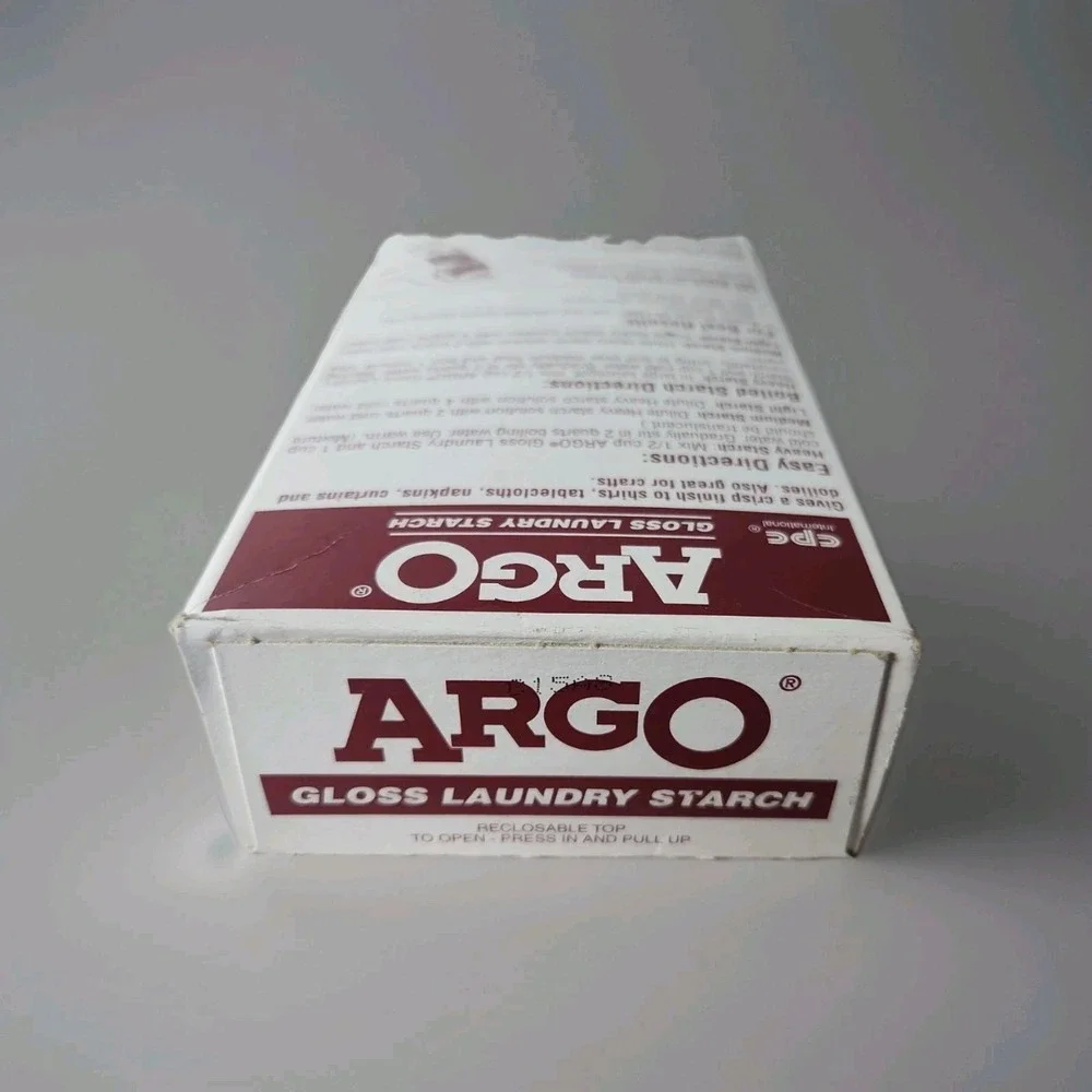 (1)‎ New ARGO Gloss Laundry Starch Red 16oz Box - Discontinued NOS